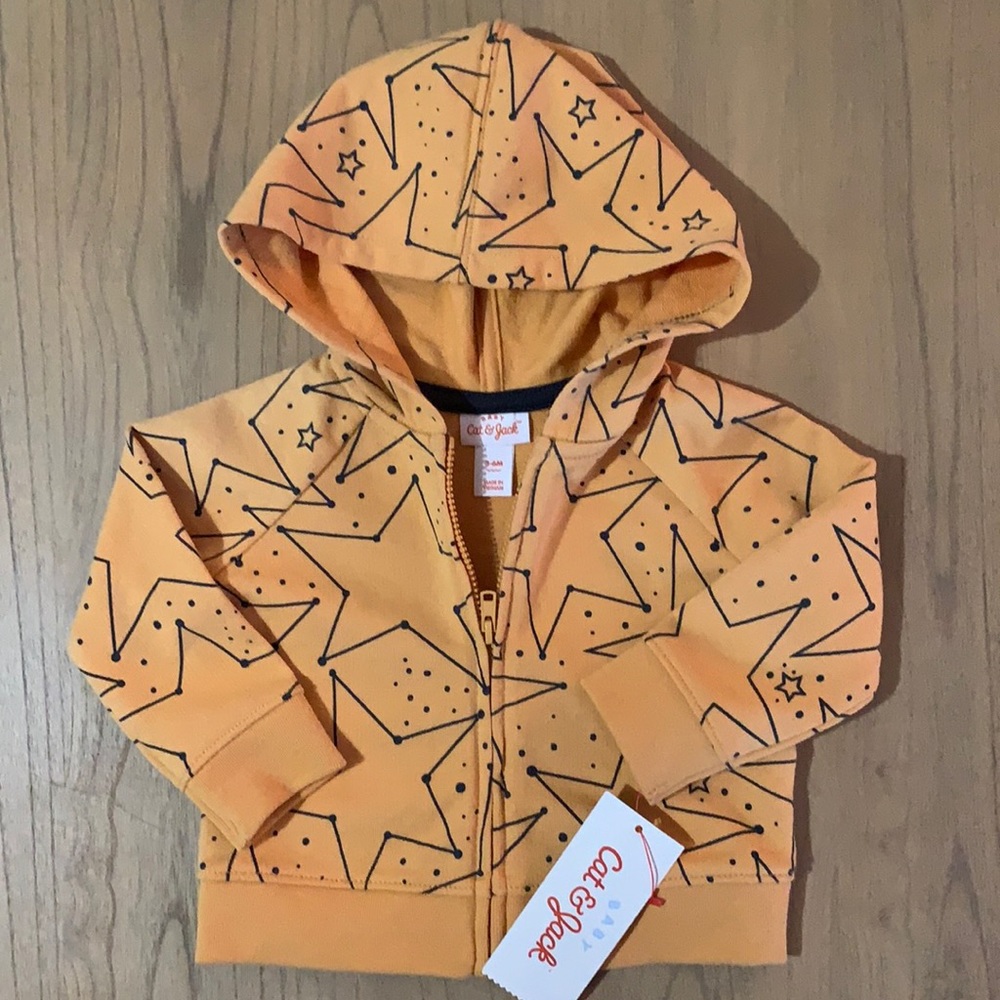 🎉free with bundle of 3+ items🎉 NWT Cat & Jack Constellation Hoodie